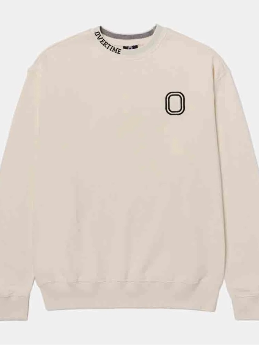 Overtime OT Classic Kids Cream Crewneck Sweatshirt